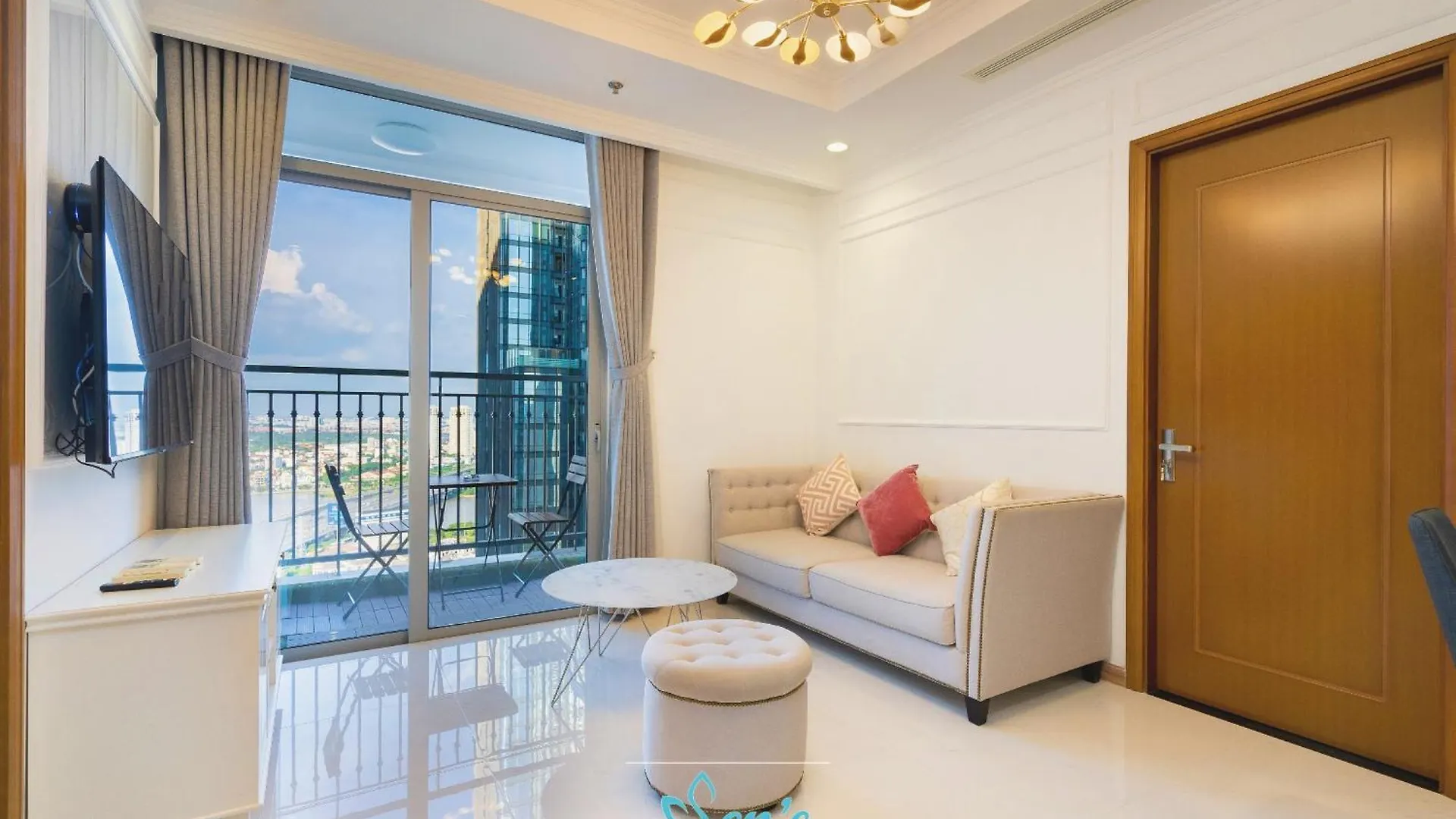 Free Airport Pick-Up - Luxury 3Br L3 High Floor With River View L3-30 Ho Chi Minh City Apartment