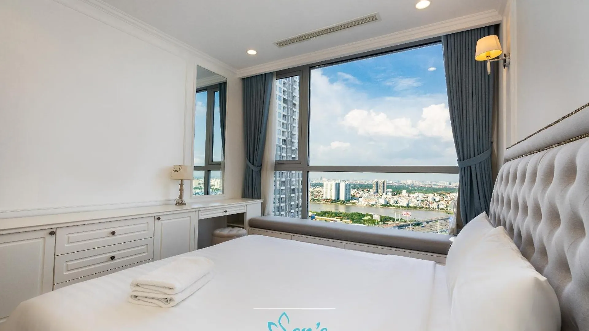 Free Airport Pick-Up - Luxury 3Br L3 High Floor With River View L3-30 Ho Chi Minh City Apartment